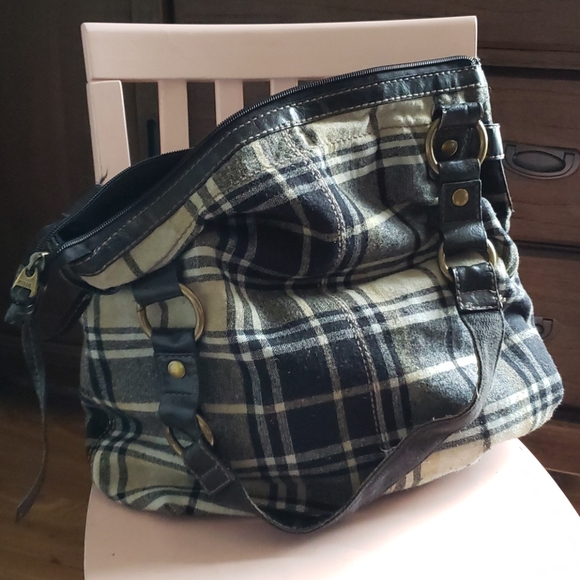 Fossil plaid shoulder bag - Picture 3 of 8